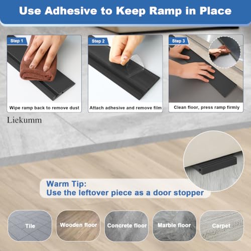 1" Odorless Threshold Ramp for Doorways