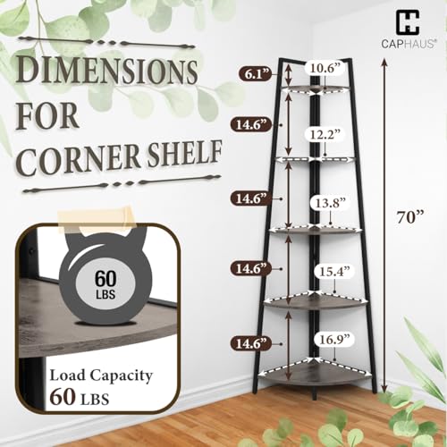 5 Tier Corner Shelf Stand