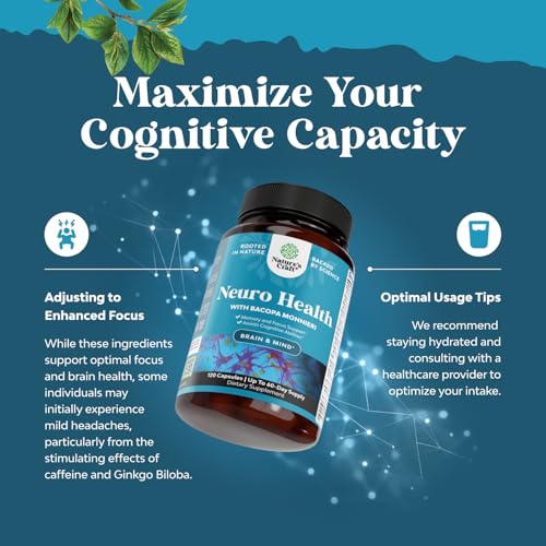 Nootropic Brain Supplement for Memory and Focus Support (120 Count)