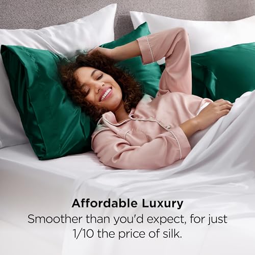 Satin Pillowcases Standard Set of 2 (2 Count)