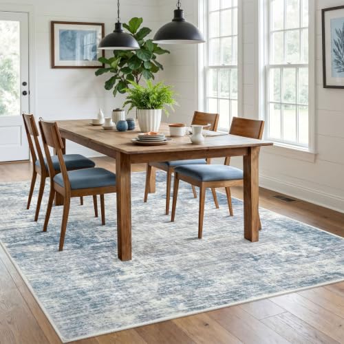 Abstract Area Rugs 6x9 Ft Washable Rugs for Living Room