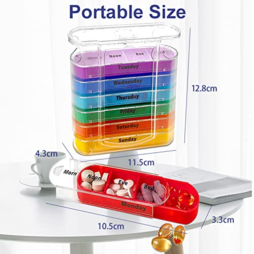 Weekly Stackable Pill Organizer