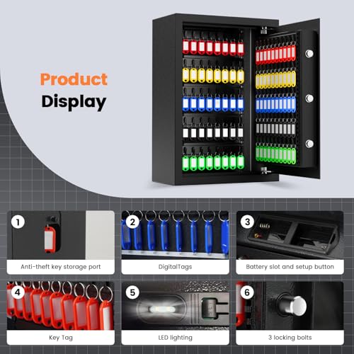212 Key Safe Wall Mount with Advanced Anti