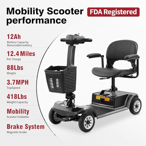Easy Operate Mobility Scooter for Seniors
