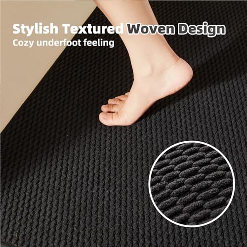 Black Toilet Rug (480 sq in)
