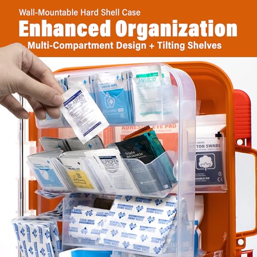 400 Pcs OSHA Compliant First Aid Kit