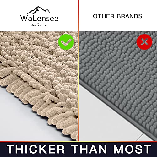 Bathroom Rug 2 Pieces Set Non Slip Bath Mat