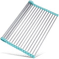 Roll Up Dish Drying Rack Over Sink