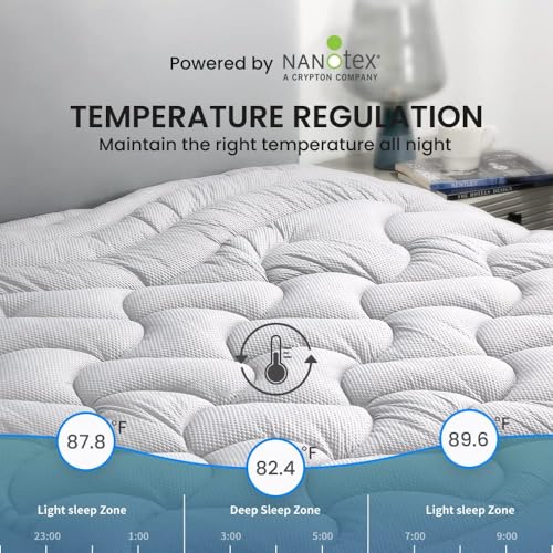 Cooling Mattress Topper Twin XL for College Dorm