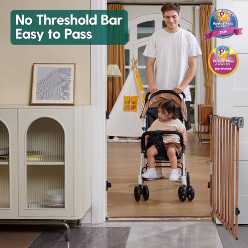34" Extra Tall No Bottom Bar Baby Gate