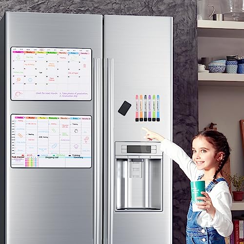 Adhesive Dry Erase Calendar for Wall