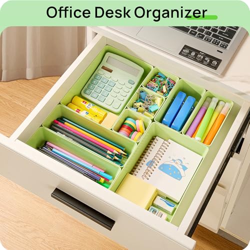 25 Pack Plastic Drawer Organizers with Non (25 Count)