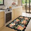 3x4 Rug Non Slip Floral Washable Area Rug for Entryway (12 Sq Ft)