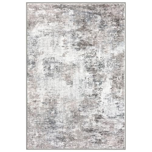 Small Abstract Area Rug 2x3 Entryway Rug Washable Door Mat Indoor Entrance (6 Sq Ft)