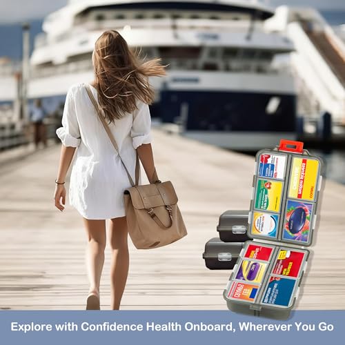 Extra Large Pill Organizer with 161 Medicine Labels