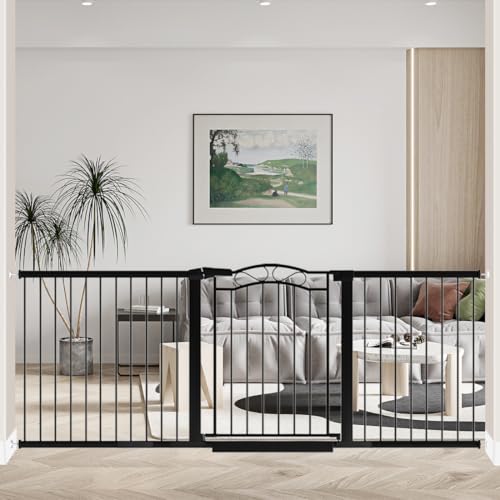 81.9" 84.6" Extra Wide Baby Gate for Stairs