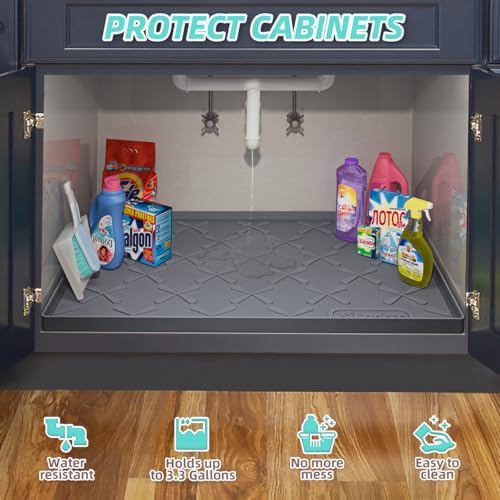 Waterproof Under Sink Mat 34" x 22"