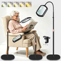 12X 30X Square Gooseneck Floor Magnifying Glass with Light and Stand (72.99 Count)