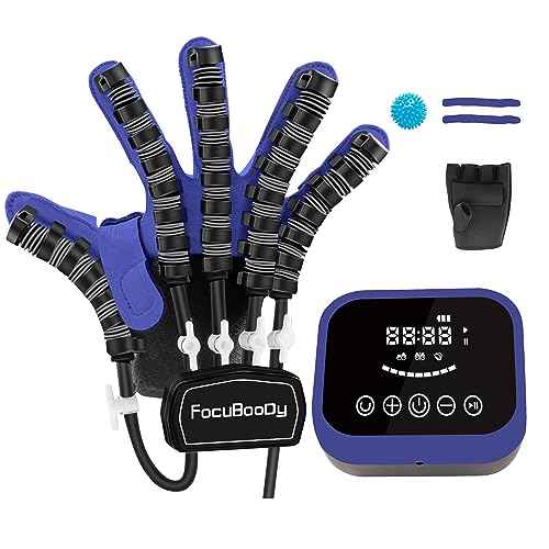 Hand Rehabilitation Robot Gloves Mobility Finger Training Equipment for Hemiplegia Stroke Cerebral Palsy Patient with USB Chargeable