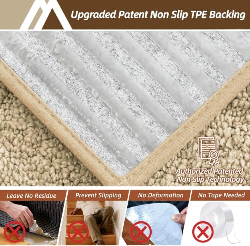 Stair Treads for Wooden Steps Non Slip 9"x28"
