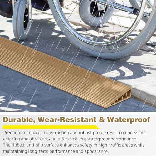 1 Pack 1" Rise Threshold Ramps for Doorways