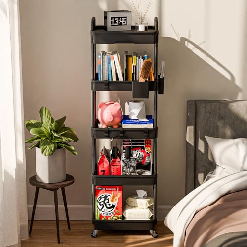 5 Tier Rolling Cart Organizer