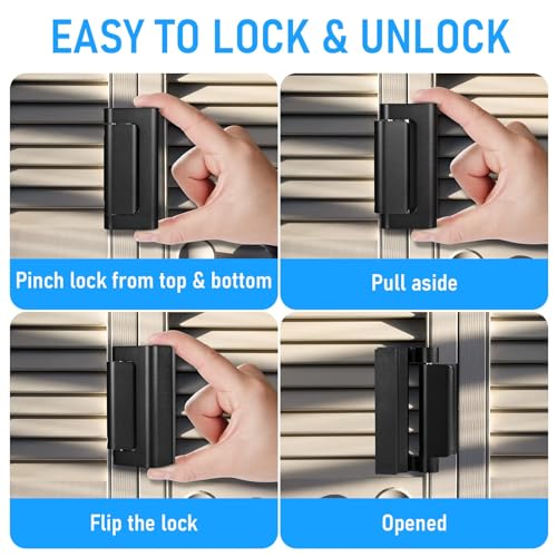 6Pack Door Reinforcement Lock Home Security (6 Count)