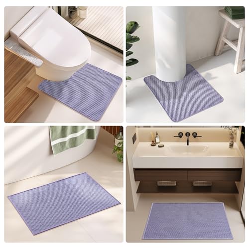 Bathroom Rugs Non Slip Washable (2.67 Sq Ft)