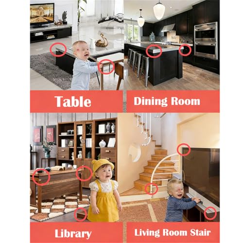 12 Pack Corner Protectors for Baby Proofing (12 Count)