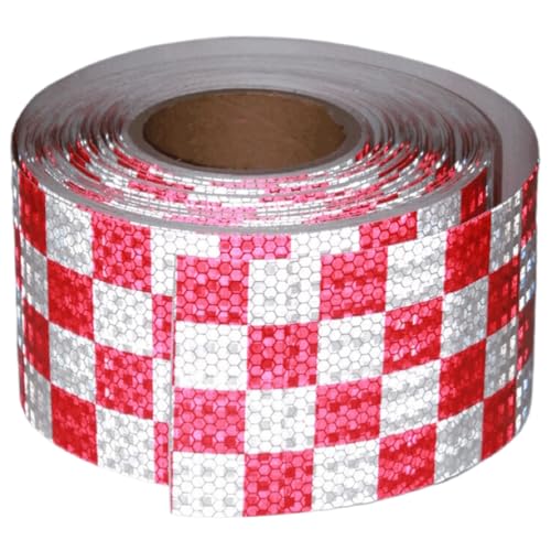 Reflective Tape Red and White 4 inch X 166 feet