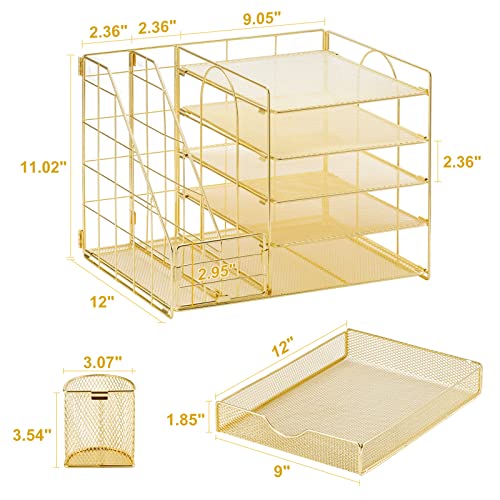 Desk Organizer with File Holder