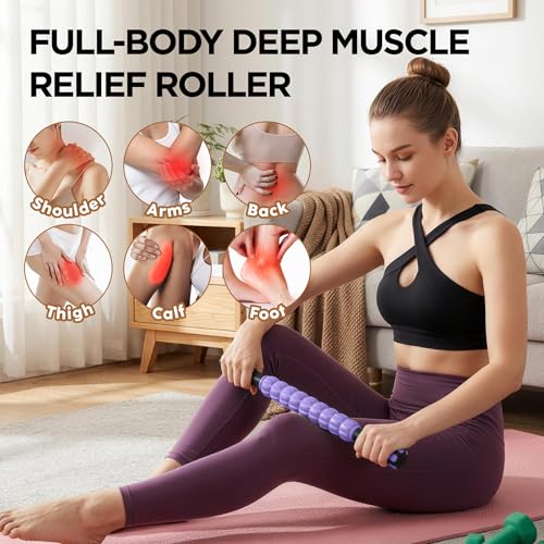 Muscle Roller & Massage Roller Stick for Athletes
