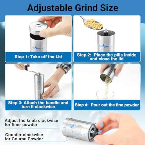 Pill Crusher for Fine Powder
