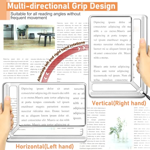 5X Full Page Magnifying Glass for Reading