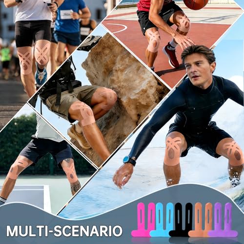 Precut Kinesiology Tape for Knees (10 Count)