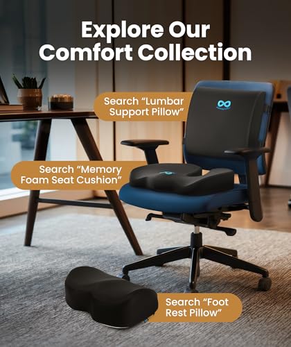 Doctor Recommended Memory Foam Seat Cushion for Office Chairs & Car