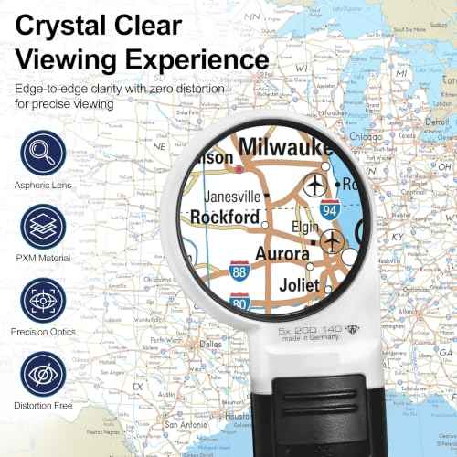 Mobilux LED Handheld Magnifier