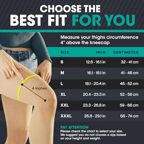 Compression Knee Brace for Women & Men (2 Count)