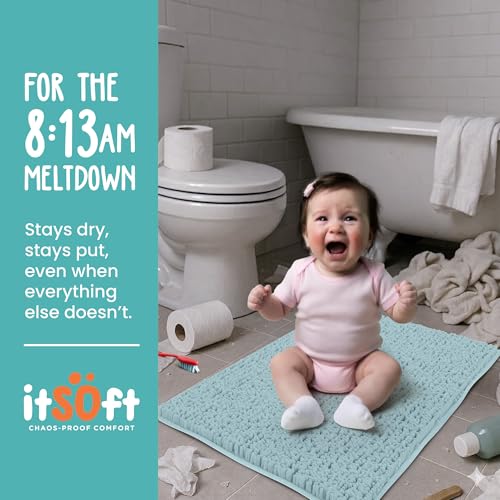 Small Chenille Bath Mats 22"x14"