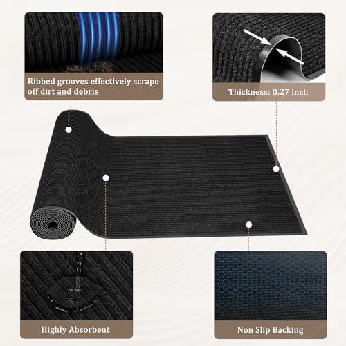 4' X 6' Extra Large Front Door Mat (24 Sq Ft)