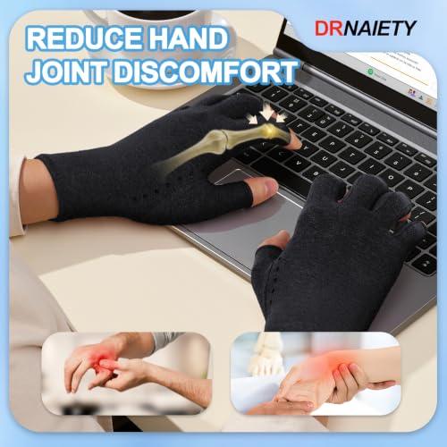 2 Pair Arthritis Compression Gloves for Hand Arthritis (2 Count)