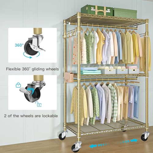 P1 Rolling Clothes Rack