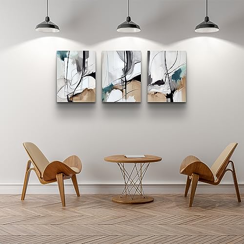 Canvas Wall Art For Living Room Wall Decor For Bedroom Modern Family Canvas Art Office Decor Abstract Wall Paintings Pictures Artwork Ready To Hang Room Home Decorations 12" X 16" 3 Piece (3 Count)