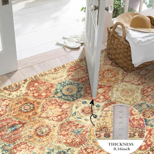Moroccan Washable Rugs for Living Room