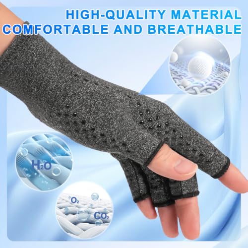 2 Pair Arthritis Compression Gloves for Hand Arthritis (2 Count)