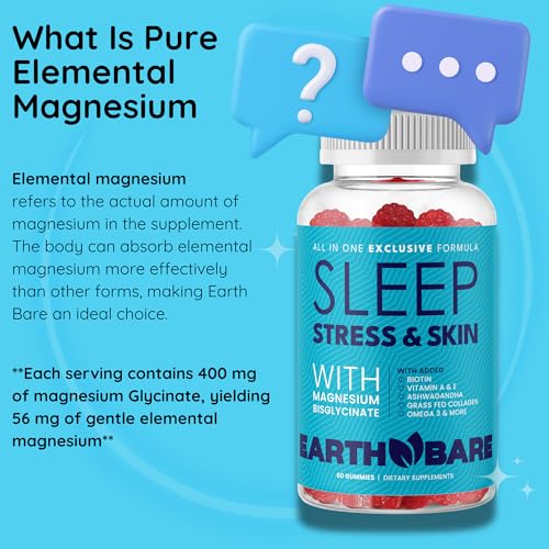 All in One Stress Skin Sleep Gummies w (60 Count)