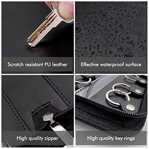 Portable Zippered Key Organizer