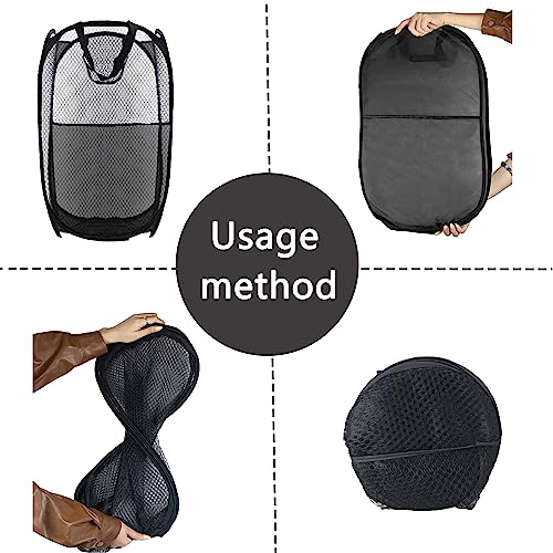 Collapsible Pop Up Laundry Hamper (2 Count)
