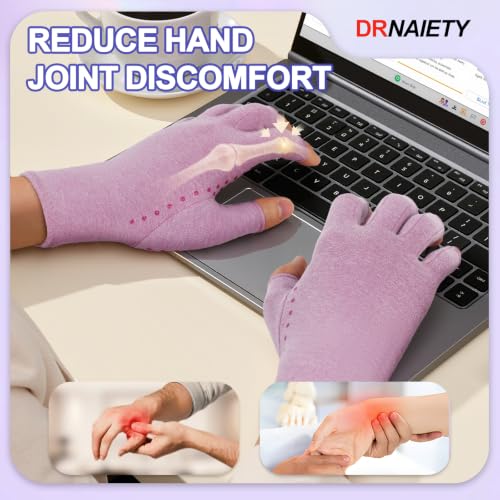2 Pair Arthritis Compression Gloves for Hand Arthritis (2 Count)