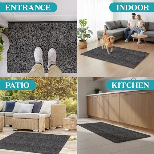 Microfiber Indoor Door Mat 36"x60"